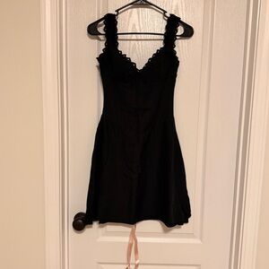 nwt house of cb tilly dress in black - size xs
